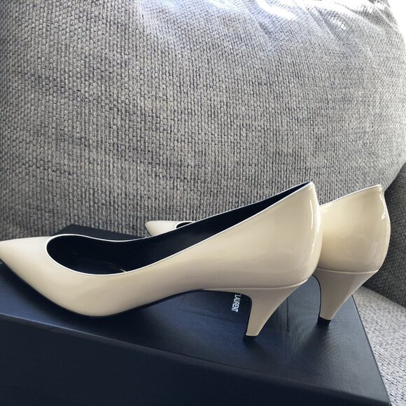 Saint Laurent Charlotte Size 39 Coquille 55mm YSL Pumps - Picture 7 of 13